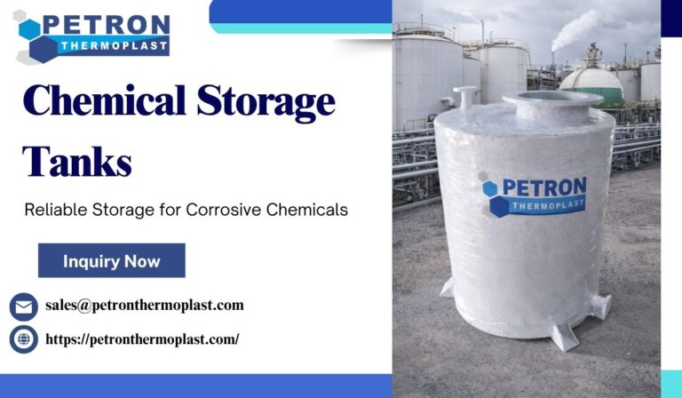 Custom Fabricated Chemical Storage Tank for Process Plants