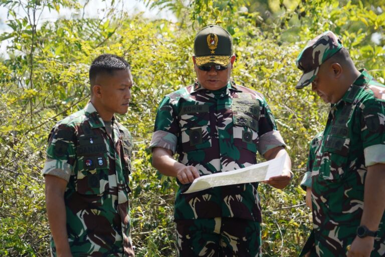 Danrem Tinjau Pembangunan Yonif TP 931/KJ, Kobarkan Semangat Loyalitas dan Pengabdian Prajurit