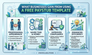 What Businesses Gain from Using a Free Paystub Template