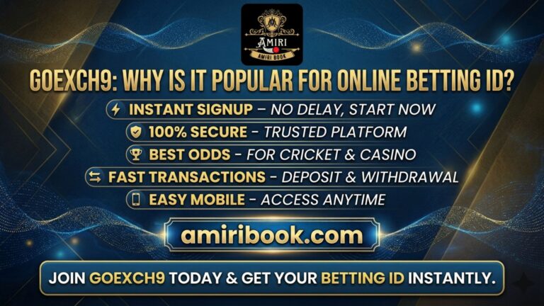 Goexch9: Why Is It Popular for Online Betting ID?
