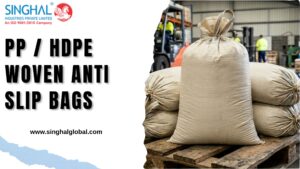 Reliable woven anti slip bags for secure material storage