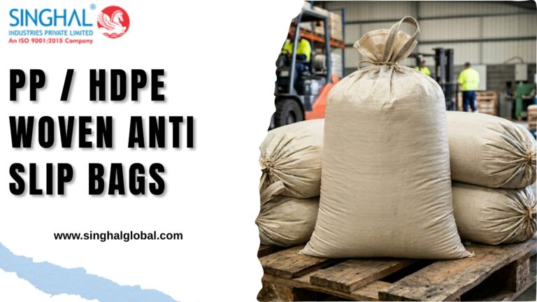 Reliable woven anti slip bags for secure material storage