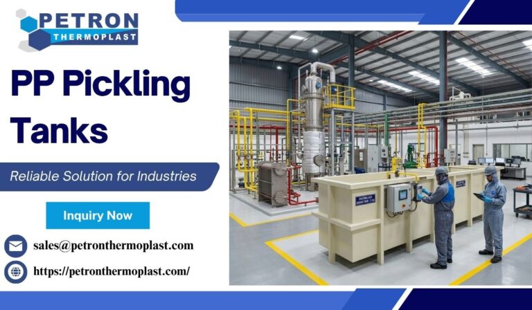 PP Pickling Tank Fabrication for Custom Requirements