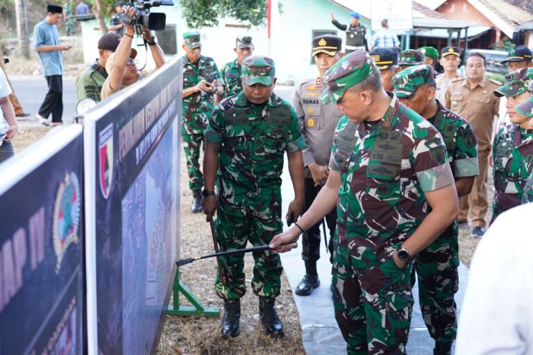 Pangdam V/Brawijaya Tinjau Langsung Lokasi Lahan Pembangunan Yonif TP di Madiun dan Berjalan Sesuai Target