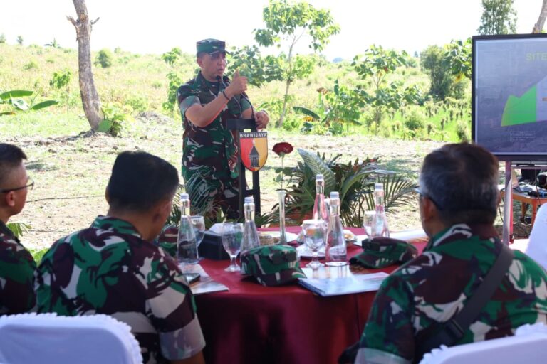 Pangdam V/Brawijaya Tinjau Lokasi Pembangunan Yonif TP dan Jembatan Perintis Garuda di Kabupaten Ponorogo
