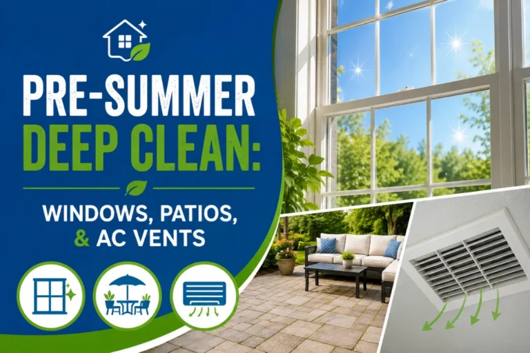 Pre-Summer Deep Clean: Windows, Patios, & AC Vents