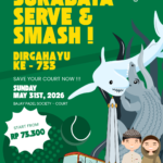 Sambut HUT Kota Surabaya ke-733, Bajay Padel Society Berikan Promo Harga Lapangan Spesial di Tanggal 31 Mei 2026