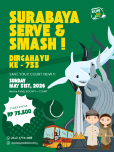 Sambut HUT Kota Surabaya ke-733, Bajay Padel Society Berikan Promo Harga Lapangan Spesial di Tanggal 31 Mei 2026