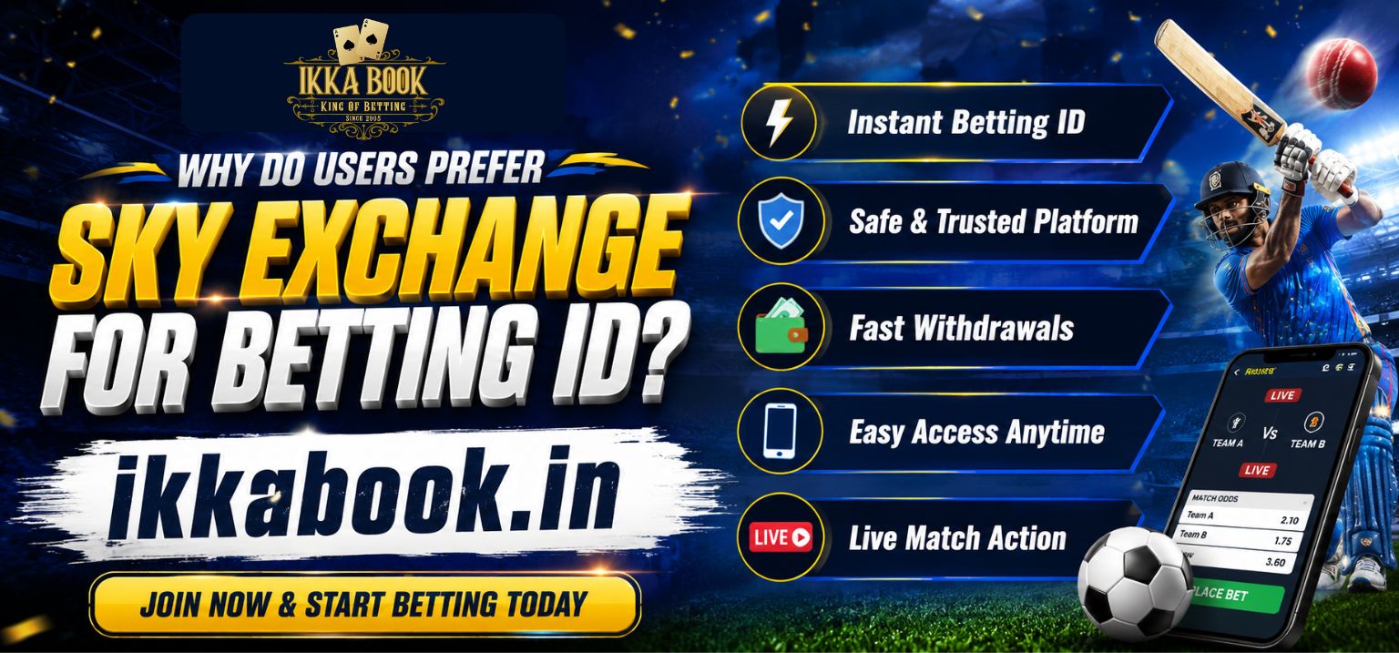 Sky Exchange betting ID preferred for fast signup and easy betting options