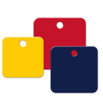 Custom Square Tags Enhance Retail Product Identity Design