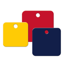 Custom Square Tags Enhance Retail Product Identity Design