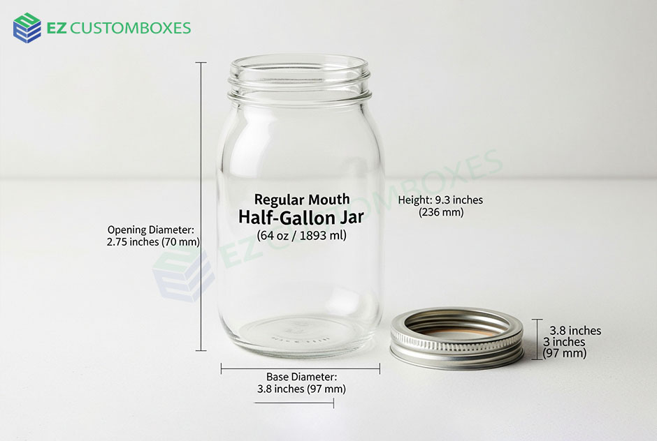 mason jar specifications