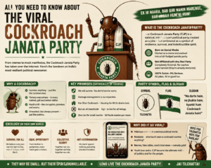 All You Need to Know About the Viral Cockroach Janata Party