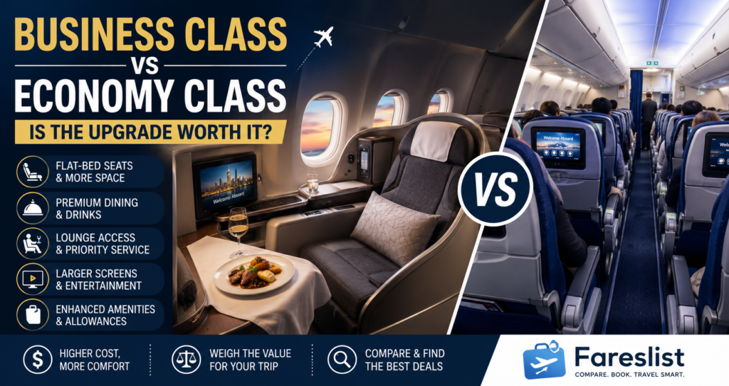Business Class vs Economy: Is the Upgrade Worth It?