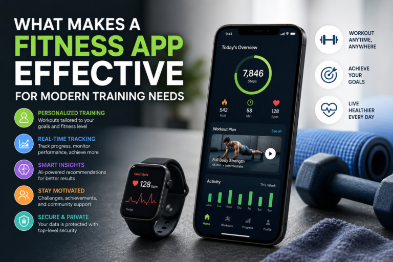 What Makes a Fitness App Effective for Modern Training Needs