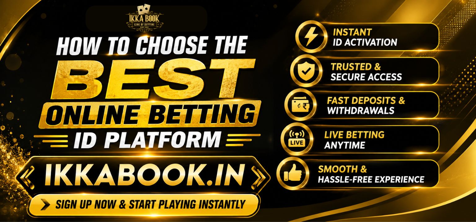 Choose a trusted online betting ID platform for better experience