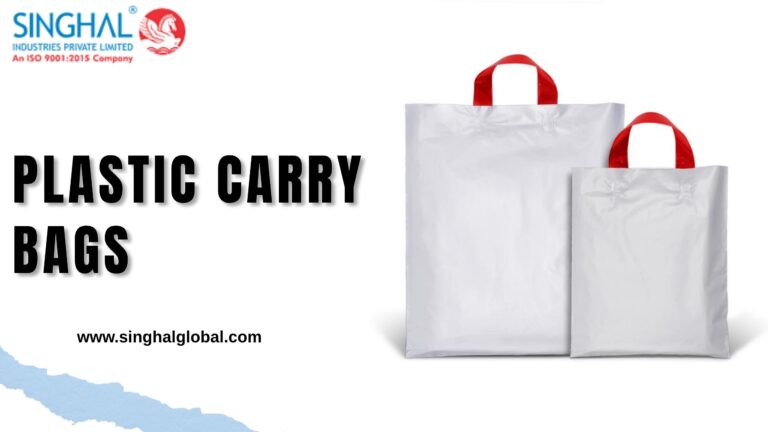Reliable plastic carry bags for convenient product storage