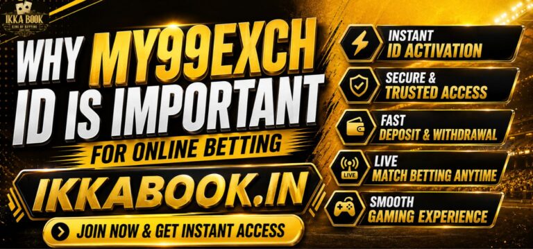 Why My99Exch ID Is Important for Online Betting