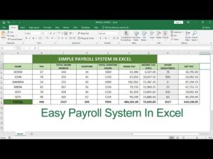 Excel Payroll Guide: Easy Payroll in Excel Tips
