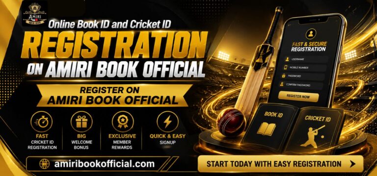 Online Book ID and Cricket ID Registration on Amiri Book Official