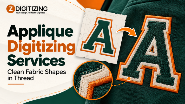 Applique Digitizing Services: Clean Fabric Shapes in Thread