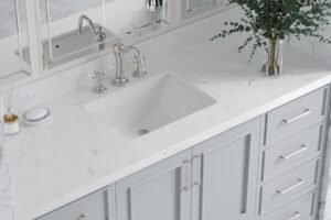 Bathroom Quartz Countertops That Combine Easy Maintenance 