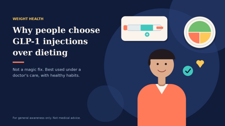 Why People Choose GLP-1 Weight Loss Injections Over Dieting